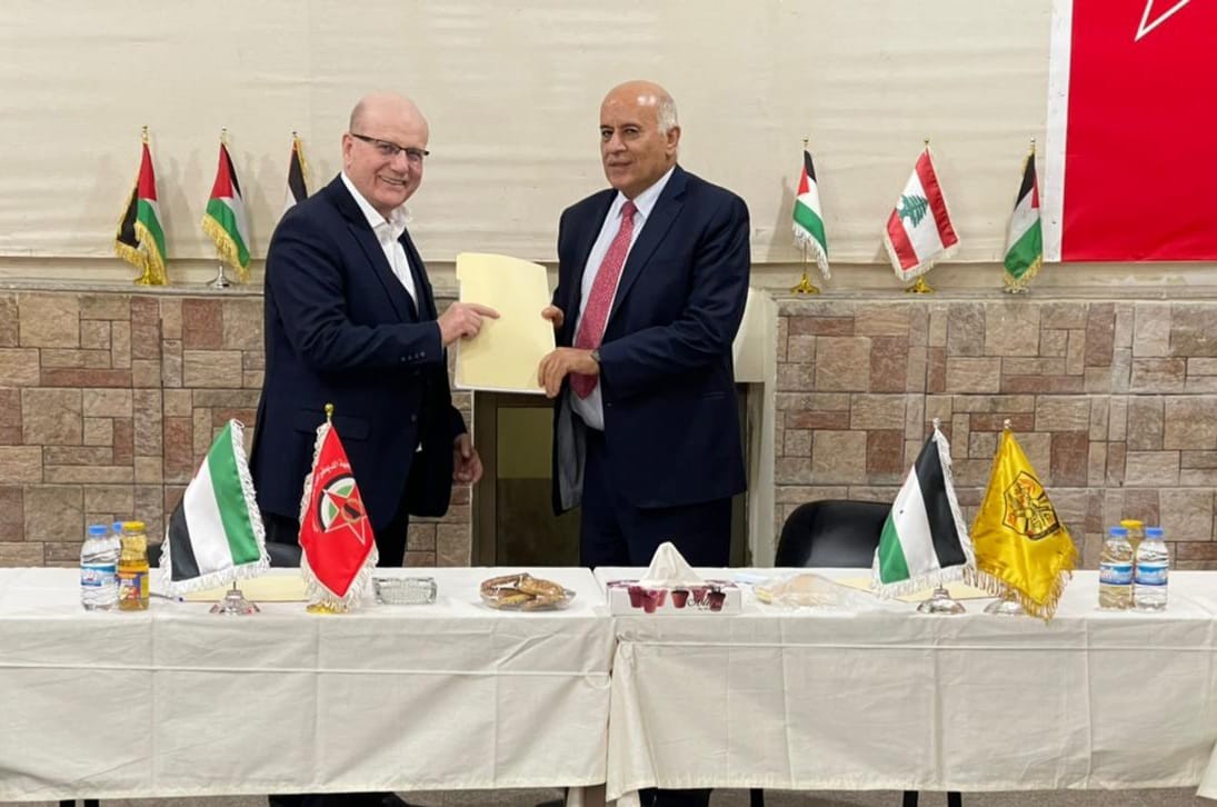 قيادة الجبهة الديمقراطية تعرض مع وفد اللجنة المركزية لحركة فتح الاوضاع العامة