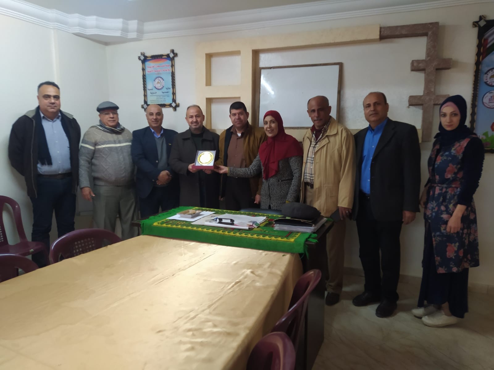 وفد التجمع الفلسطيني للوطن و الشتات يزور هيئة فلسطين العربية للإغاثة والتنمية الأهلية   2