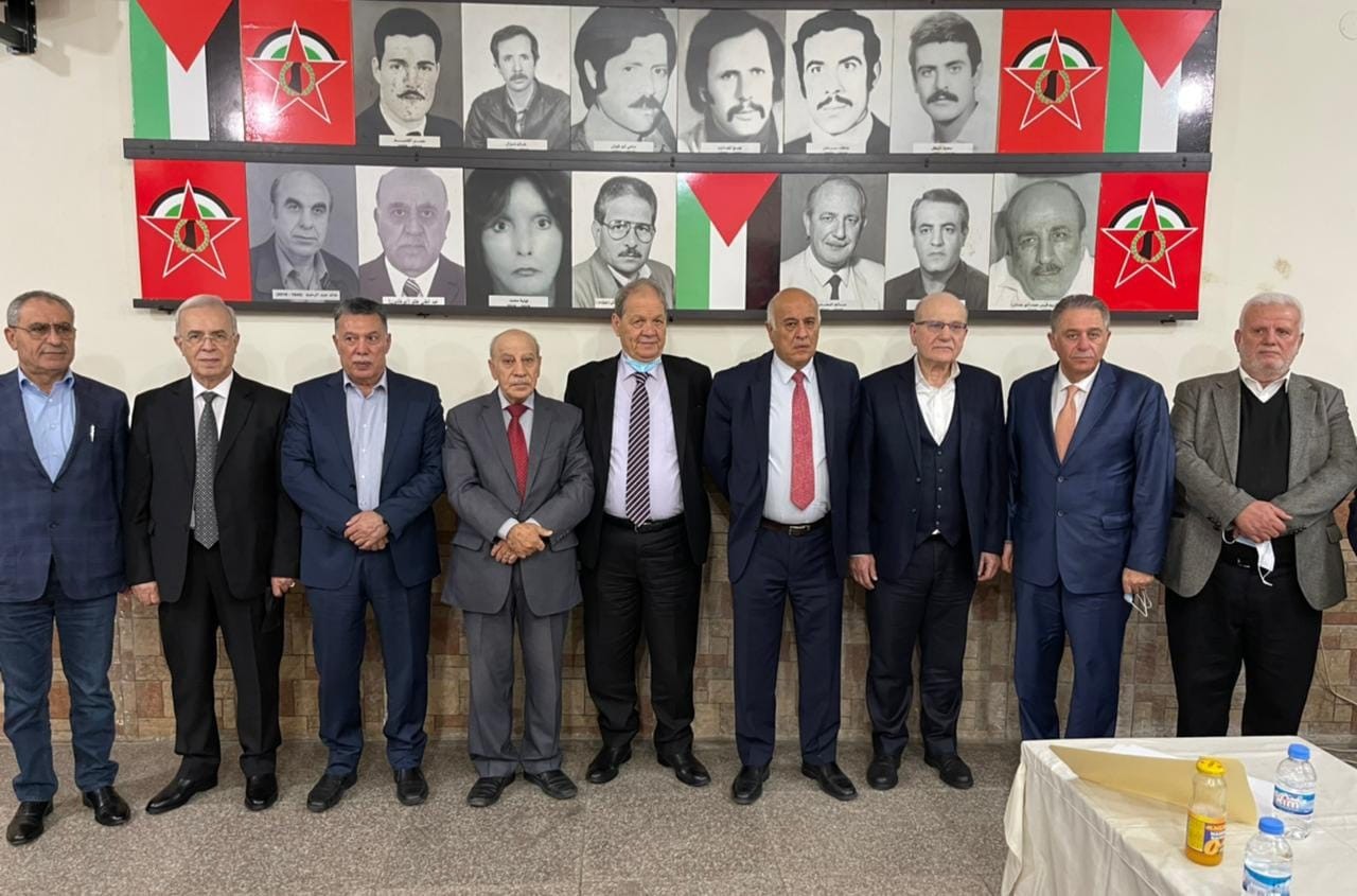 قيادة الجبهة الديمقراطية تعرض مع وفد اللجنة المركزية لحركة فتح الاوضاع العامة