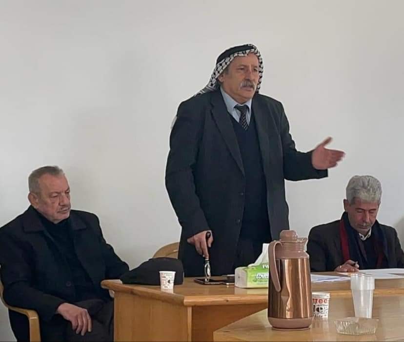 اجتماع في مقر جبهة النضال الشعبي الفلسطيني في الخليل