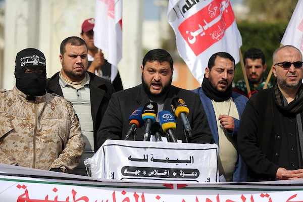 حركة المجاهدين الفلسطينية تعقد في المؤتمر الصحفي الهام الخاص بانطلاقتها الهجرية الثانية والعشرين في مدينة غزة