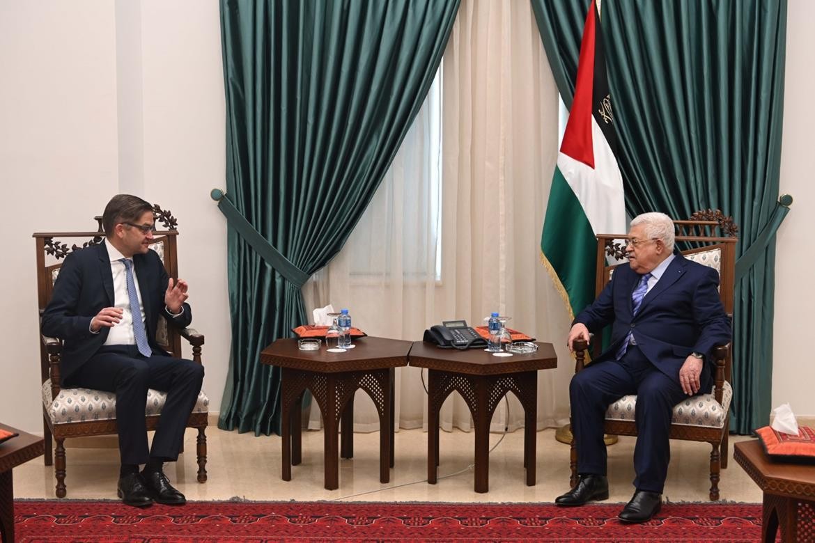 الرئيس يستقبل رئيس مكتب تمثيل جمهورية ألمانيا الاتحادية الجديد