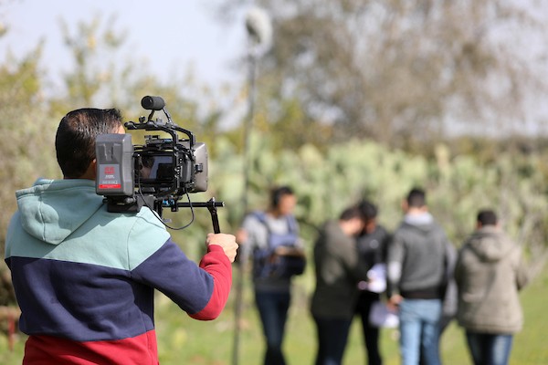 كواليس عمل تصوير مسلسل (شارة نصر - جلبوع) في مدينة غزة والمقرر عرضه في شهر رمضان 2022