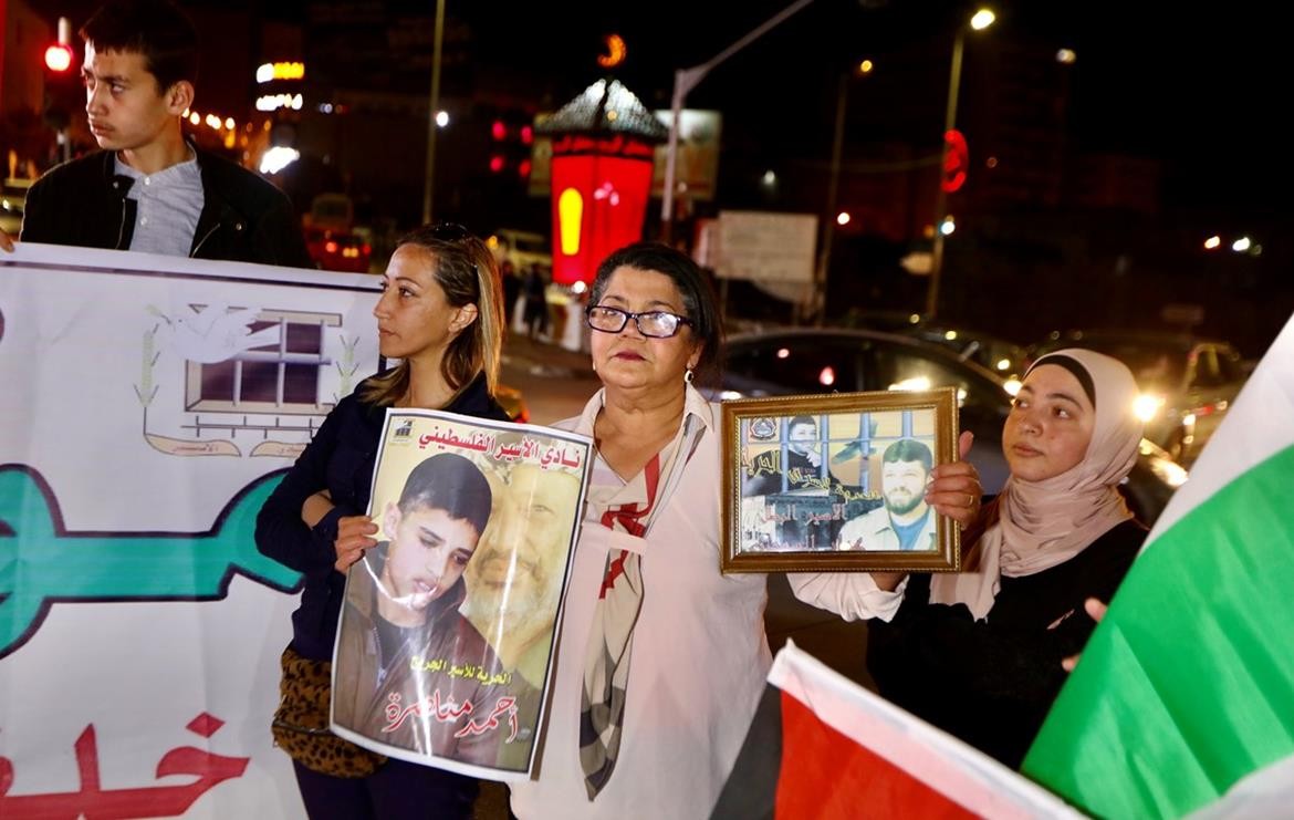 وقفة احتجاجية في بيت لحم دعما للأسرى في يوم الأسير الفلسطيني