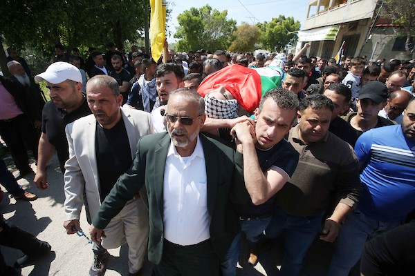 جنازة الشهيد محمد عساف في قلقيلية بالضفة الغربية