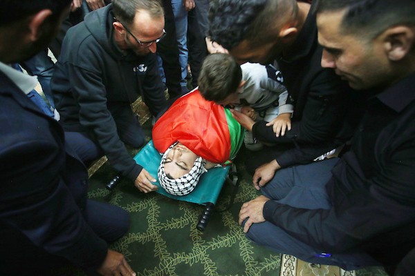 جنازة الشهيد محمد عساف في قلقيلية بالضفة الغربية