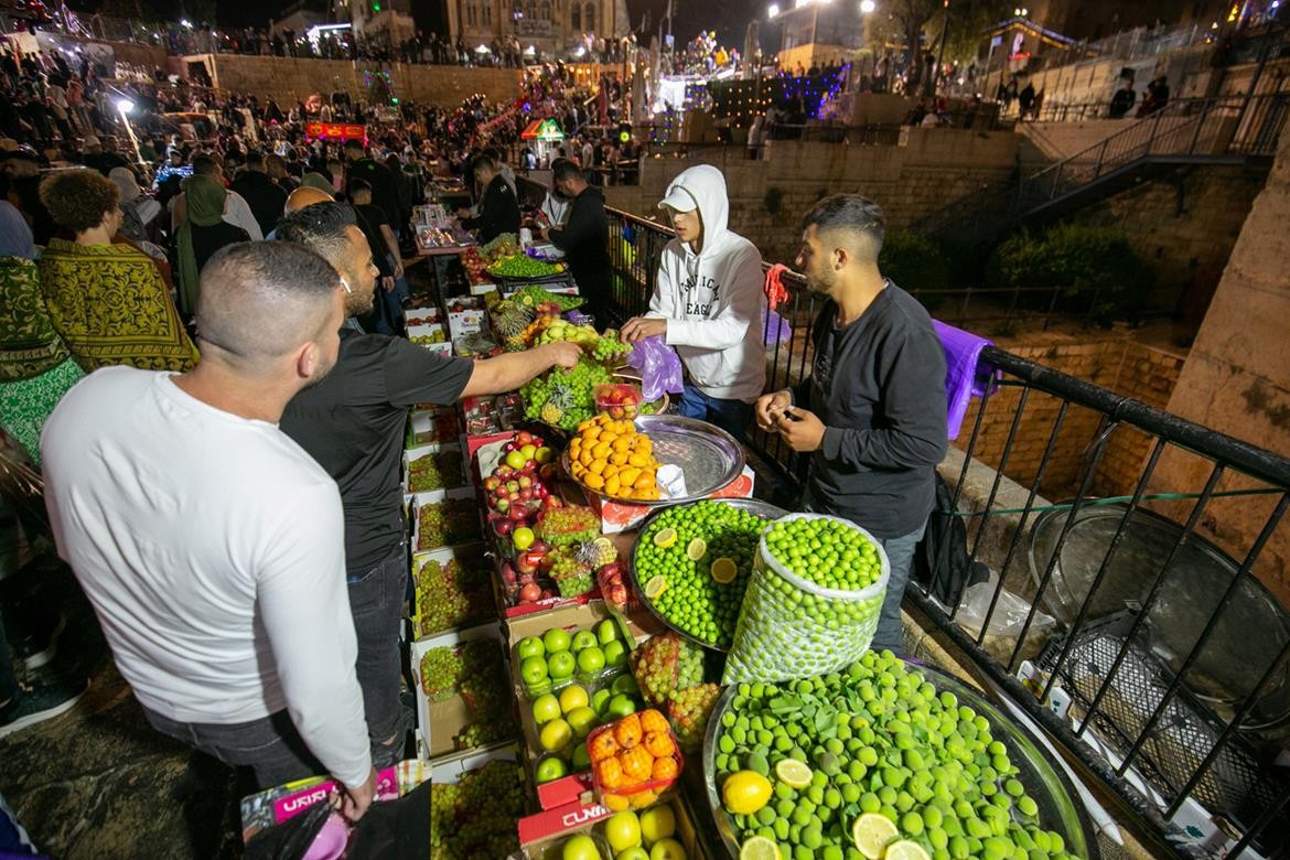 إستقبال عيد الفطر في مدينة القدس