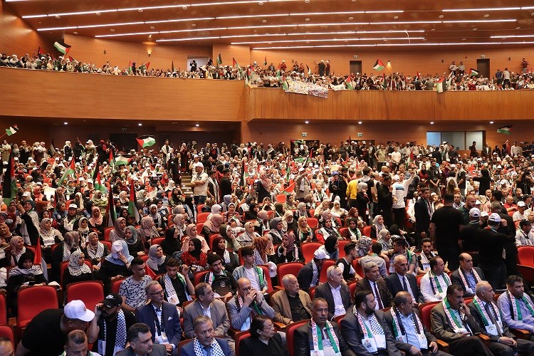 مهرجان جماهيري نظمته شؤون اللاجئين بالمنظمة في  غزة احياء للذكرى (74)  للنكبة  12.JPG