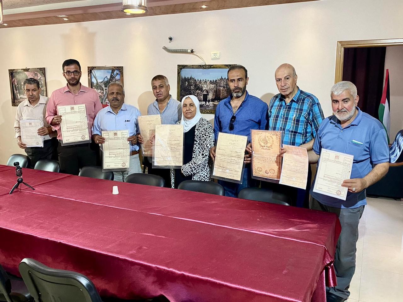 لجنة اللاجئين في المجلس الوطني الفلسطيني تلتقي مجموعة مبادرة كوشان بلدي 1.jpg