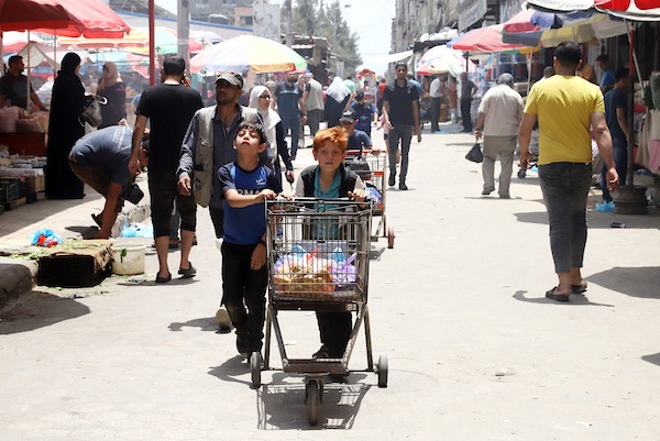الطفل الكحلوت ينادي البقدونس والروكا لبيعها بمدينة غزة 5.jpg