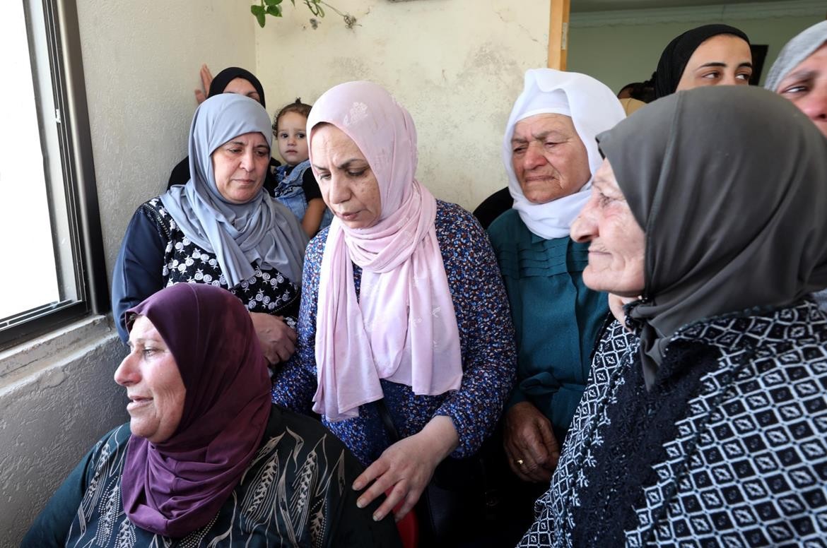 تشييع جثمان الشهيد بلال كبها (24 عاماً) لمثواه الاخير في بلدة يعبد قرب جنين 3.jpg