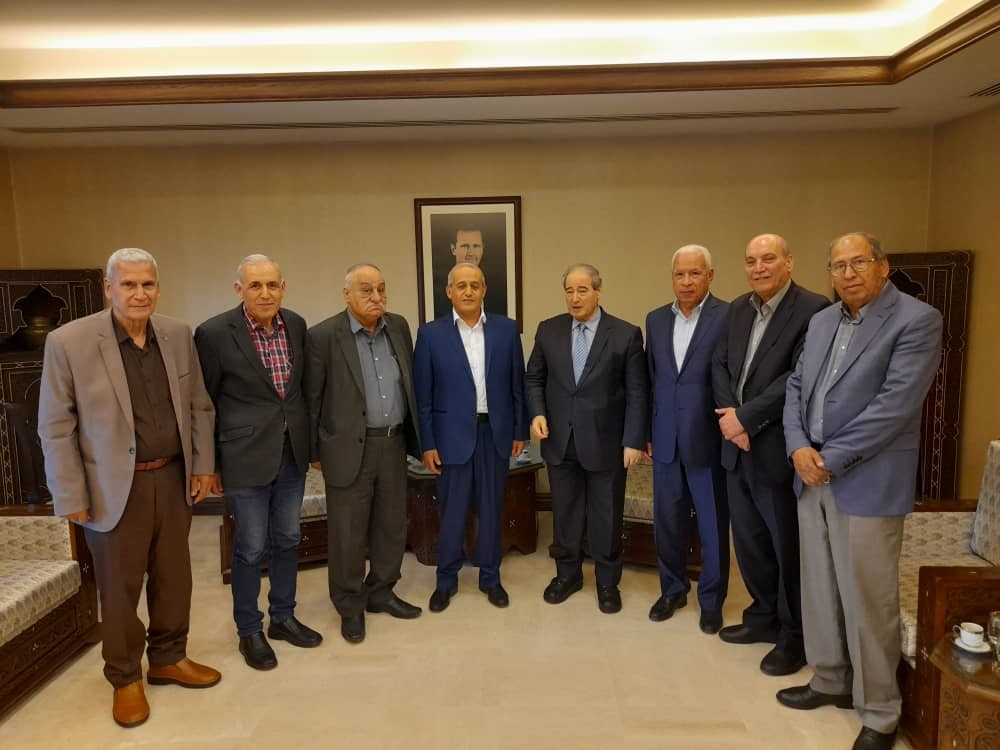 11 وفد قيادي من الجبهة الشعبيّة يلتقي وزير الخارجية السوري د. فيصل المقداد.jpg