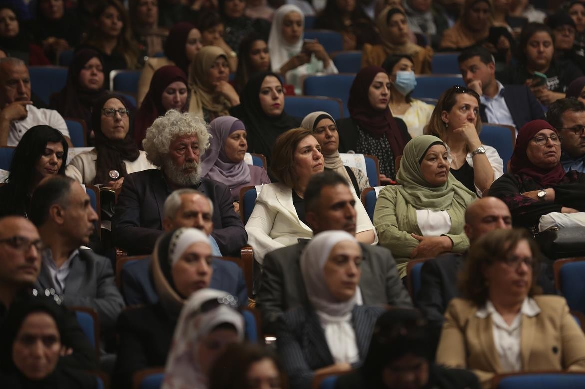 تحت رعاية الرئيس محمود عباس، حفل تأبين الشهيدة شيرين أبو عاقلة، في الذكرى الأربعين لاستشهادها 13.jpg