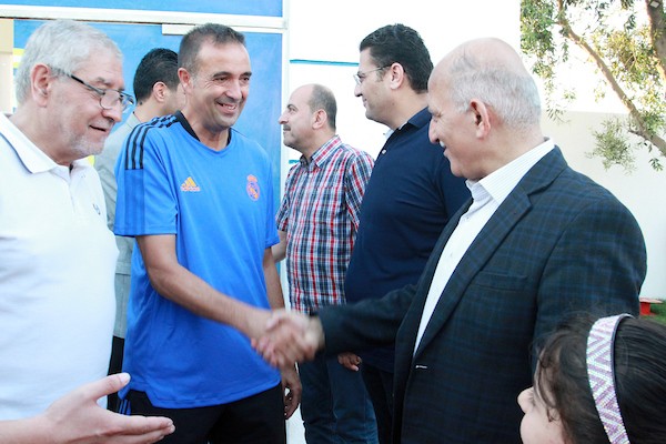 المدرب ديفيد هيرنانديز مدرب أحد الفئات السنية للناشئين بنادي ريال مدريد يزور قطاع غزة 25.jpg
