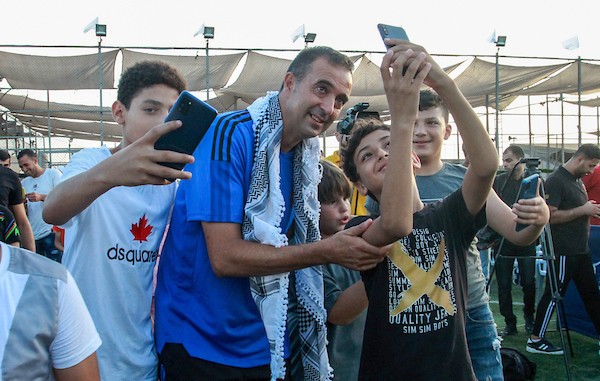 المدرب ديفيد هيرنانديز مدرب أحد الفئات السنية للناشئين بنادي ريال مدريد يزور قطاع غزة 31.jpg
