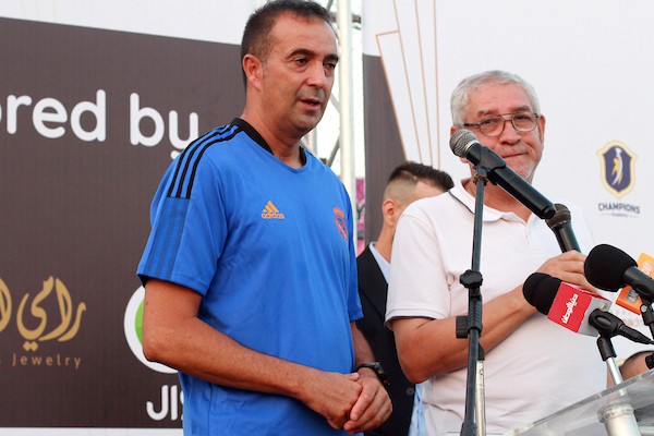 المدرب ديفيد هيرنانديز مدرب أحد الفئات السنية للناشئين بنادي ريال مدريد يزور قطاع غزة 26.jpg
