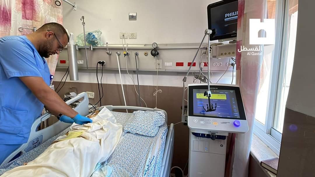 طفلة الفلسطينية ليان الشاعر عقب ارتقائها جراء إصابتها بالعدوان الأخير على قطاع غزة 2.jpg