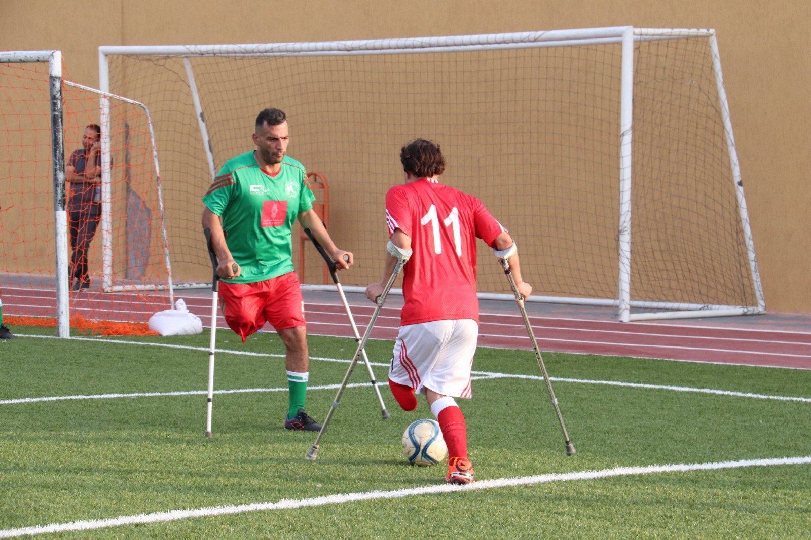 بطولة كأس القطاع لكرة القدم البتر بدعم من بنك فلسطين وبتنظيم من اللجنة البارالمبية