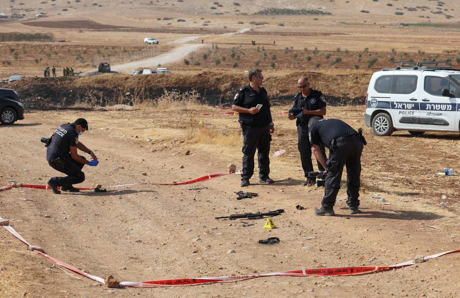 مكان عملية إطلاق النار في غور الأردن .. تصوير.. الفرنسية 2.jpg