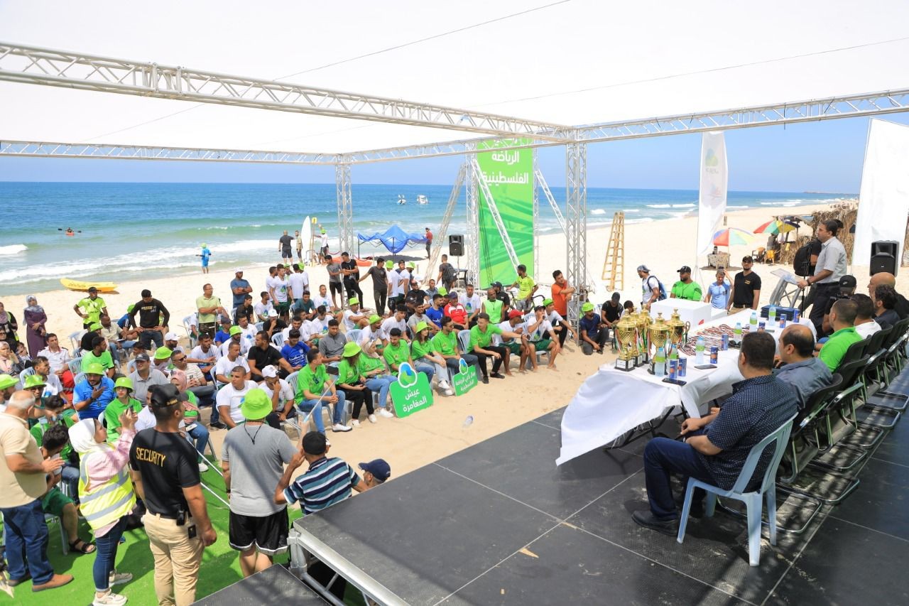 الاتحاد الفلسطيني للشراع والتجديف ينظّم بطولة التجديف الشاطئية الأولى على شاطئ بحر غزّة 554.jpg