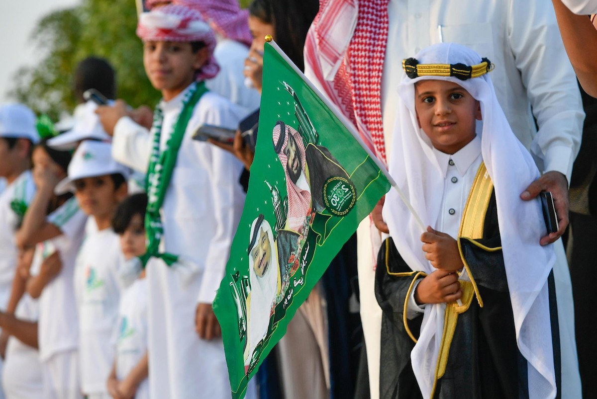 احتفالات السعوديون باليوم الوطني السعودي في الرياض 1.jpg