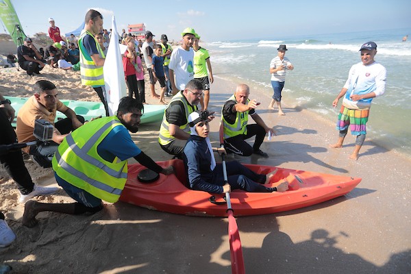 الاتحاد الفلسطيني للشراع والتجديف ينظم (بطولة التجديف الشاطئية الأولى) على شاطئ غزة برعاية شركة جوال 14.jpg