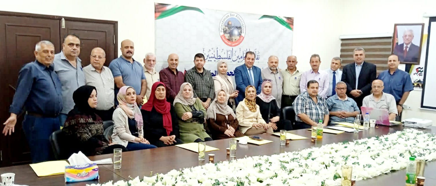 التجمع الفلسطيني للوطن والشتات و نقابة المحامين الفلسطينيين يفتتحان دورة  مجال حقوق الإنسان.jpg