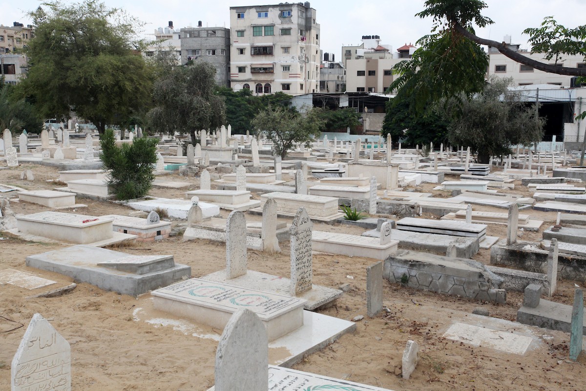 امتلاء المقابر في محافظة غزة.jpg