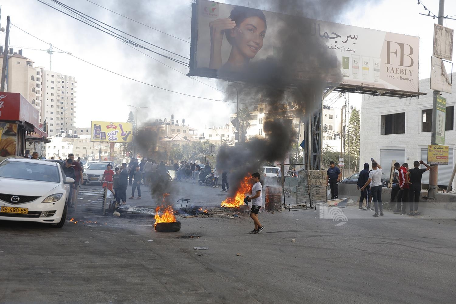 إضراب في كفر عقب شمال القدس إسنادا لمخيم شعفاط وبلدة عناتا 3.jpg