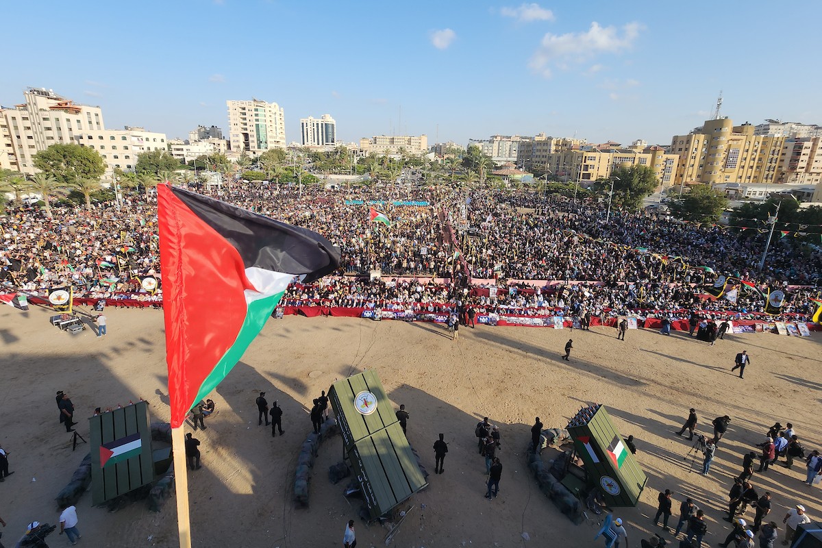 أنصار حركة الجهاد الإسلامي يشاركون في احتفال بمناسبة الذكرى الـ 35 لانطلاق الحركة في مدينة غزة 22.jpg