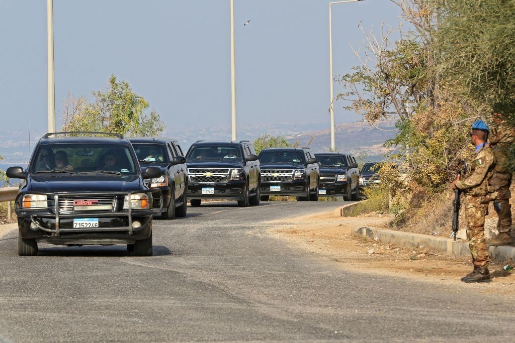 الوفد اللبناني يصل إلى قاعدة قوات اليونيفيل في الناقورة.jpg