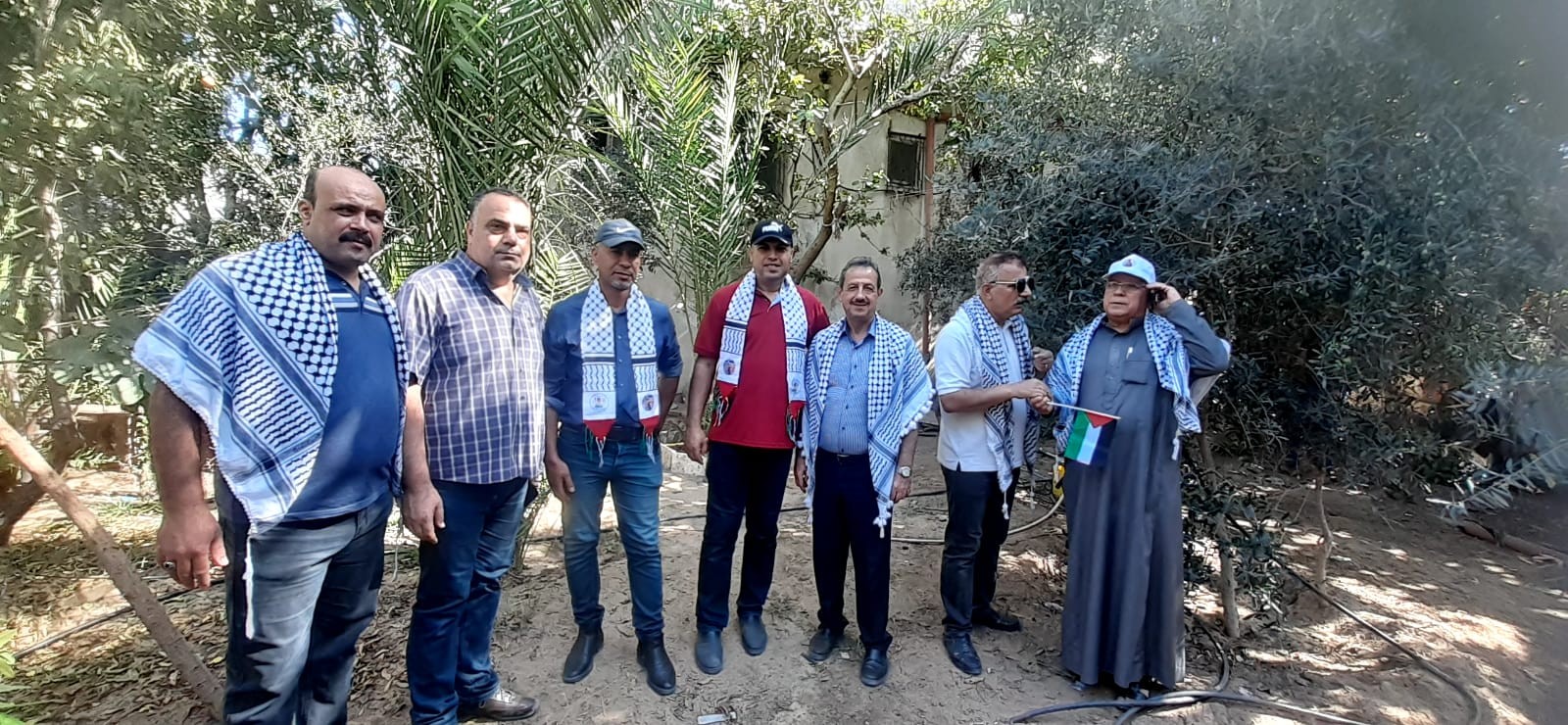 التجمع الفلسطيني للوطن و الشتات يساعد المزارعين بقطف الزيتون شمال غزة  13.jpg