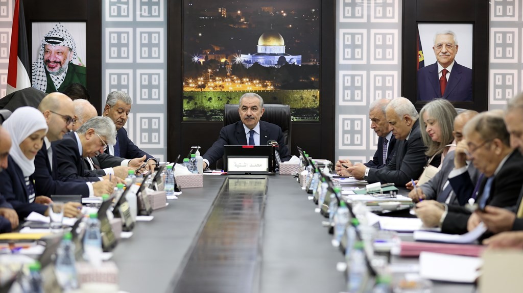 جلسة مجلس الوزراء الفلسطيني رقم (180)