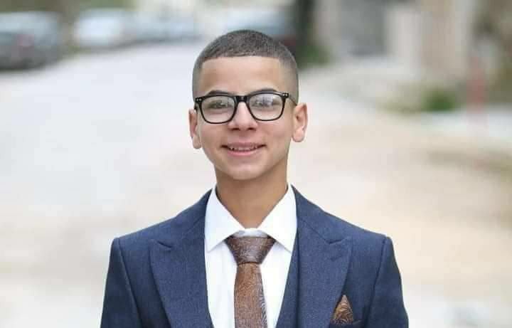 استشهاد الطفل أحمد شحادة 16 عاما متأثراً بإصابته بنابلس