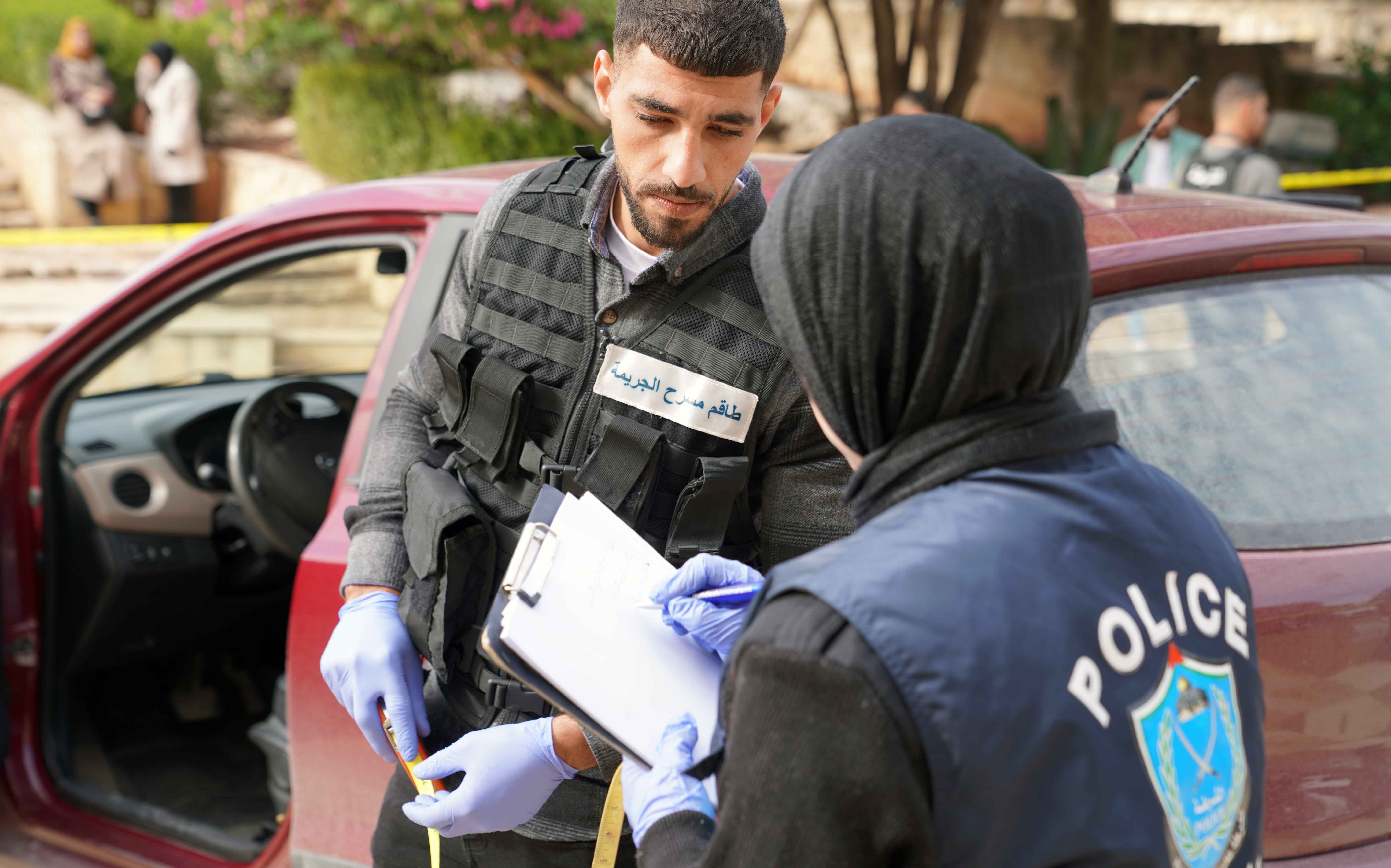 الجامعة العربية الأمريكية تجري تدريبا ومحاكاة لمسرح جريمة افتراضي استهدف طلبة الأحياء الجنائية 4.jpg
