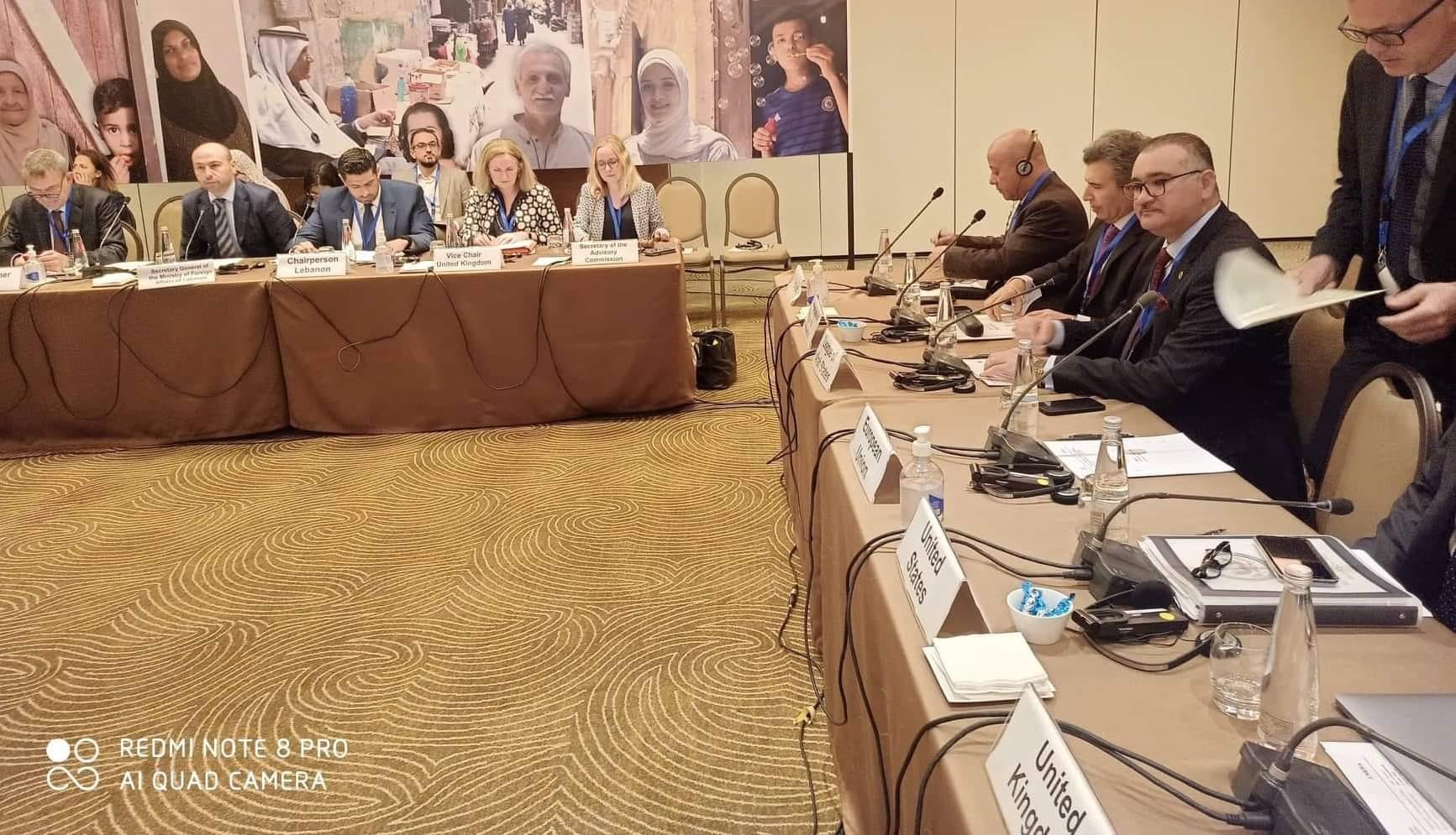 اجتماعات اللجنة الاستشارية للأونروا اليوم في عمان.jpg
