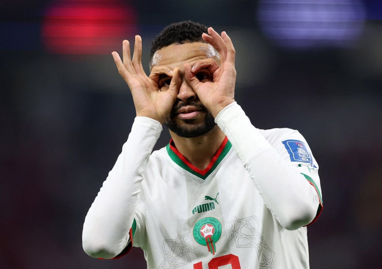 يوسف النصيري يصبح أول لاعب يسجل للمغرب  في دورتين لكأس العالم 54.jpg