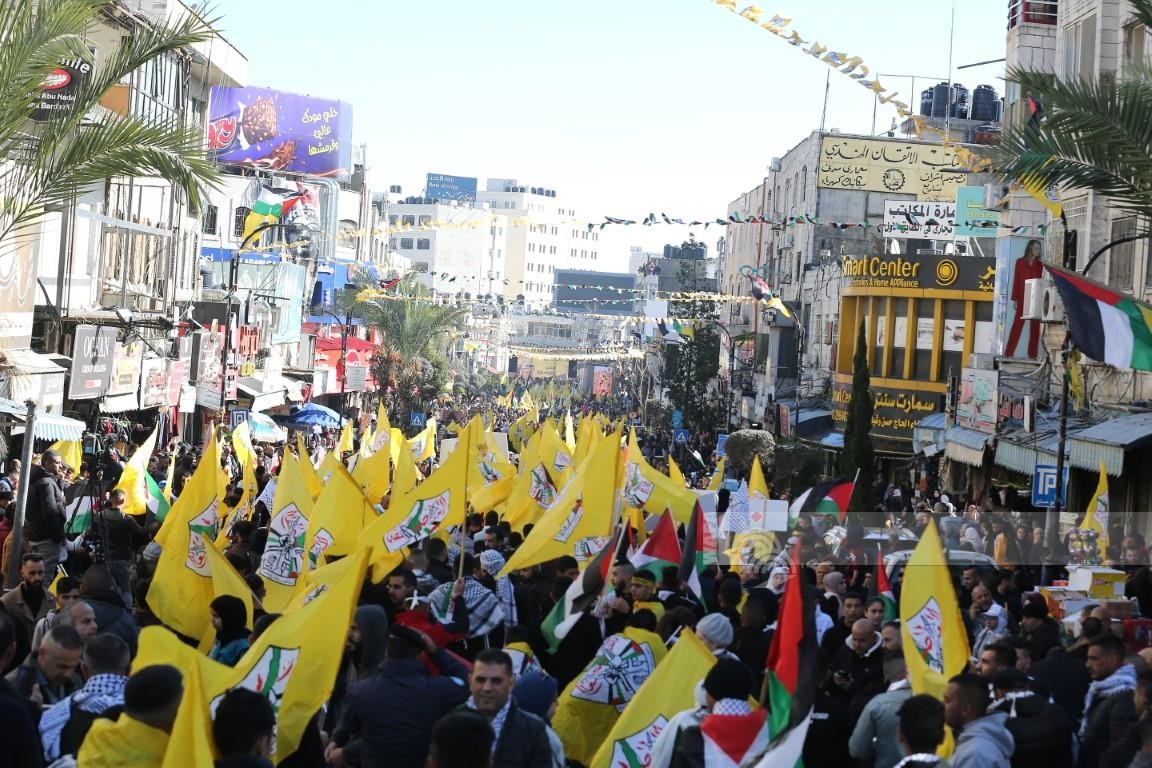 المهرجان المركزي لإحياء الذكرى الـ58 لانطلاقة الثورة وحركة فتح.. تصوير - وفا 21.jpg