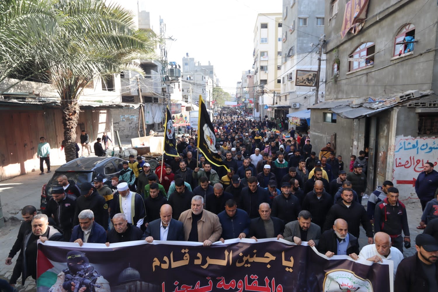 حركة الجهاد الإسلامي تنظم مسيرة شمال قطاع غزة.jpg