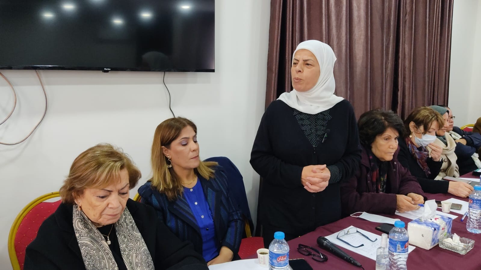 الاتحاد العام للمرأة الفلسطينية في المحافظات الجنوبية وفي الضفة الغربية يلتقيان في سلسلة اجتماعات في قطاع غزة 32.jpg