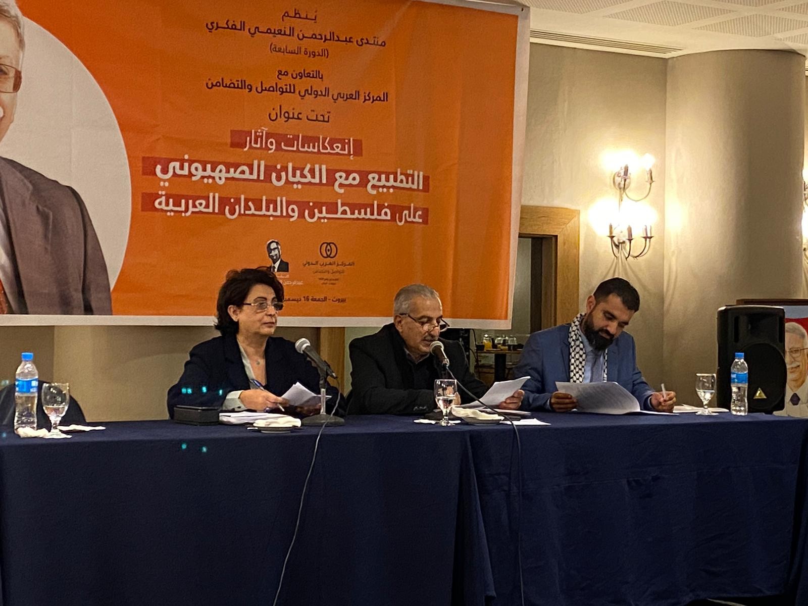 عضو المكتب السياسي لحزب الشعب سهيل السلمان يجري سلسلة من اللقاءات خلال جولة شملت لبنان والأردن.jpg