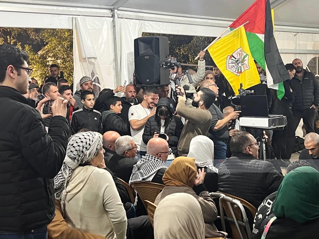 مهرجان حاشد احتفالا بحرية الأسير كريم يونس، بعد 40 عاما من الأسر في سجون الاحتلال.jpg