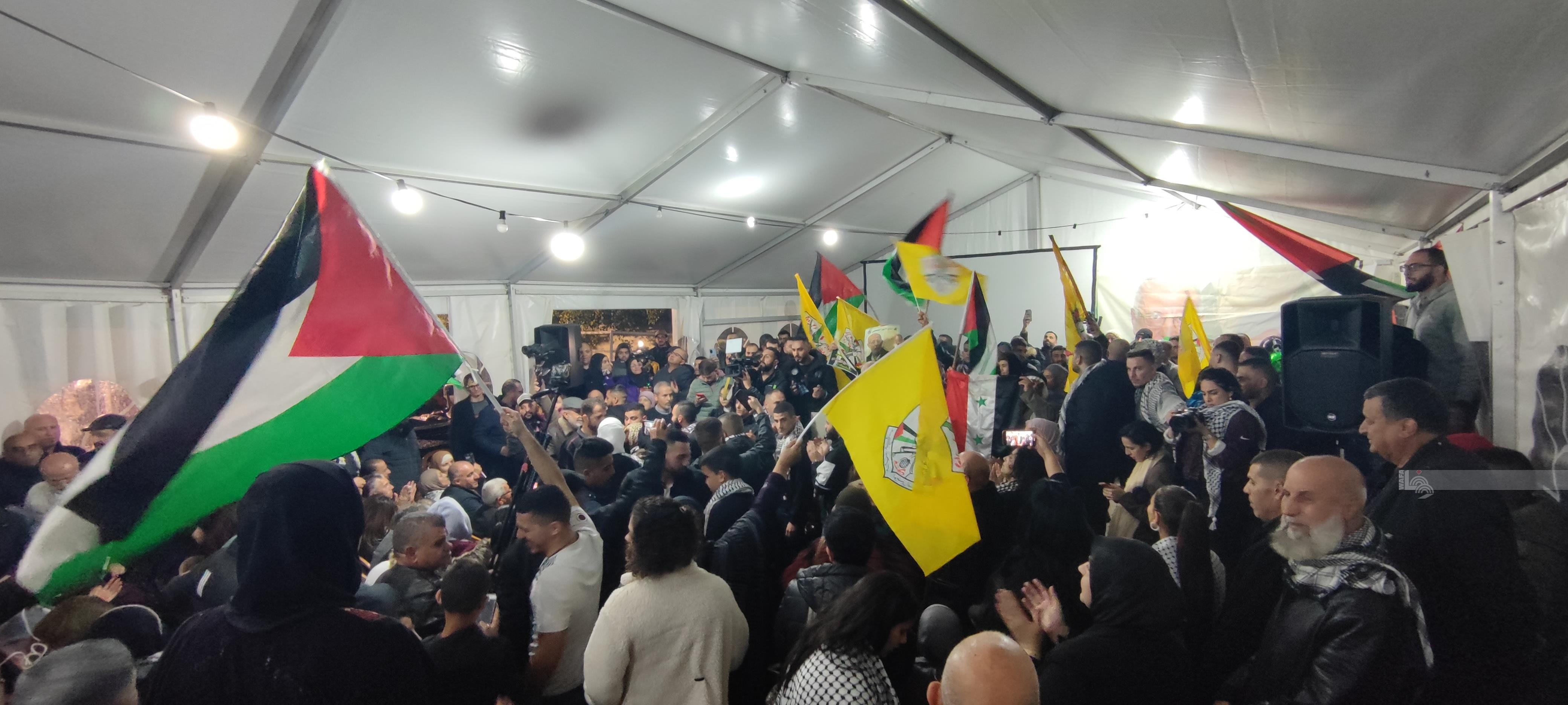 مهرجان حاشد احتفالا بحرية الأسير كريم يونس، بعد 40 عاما من الأسر في سجون الاحتلال 11.jpg