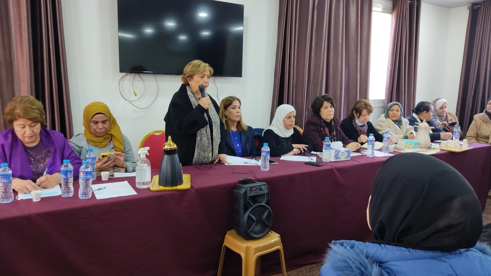 الاتحاد العام للمرأة الفلسطينية في المحافظات الجنوبية وفي الضفة الغربية يلتقيان في سلسلة اجتماعات في قطاع غزة 34.jpg