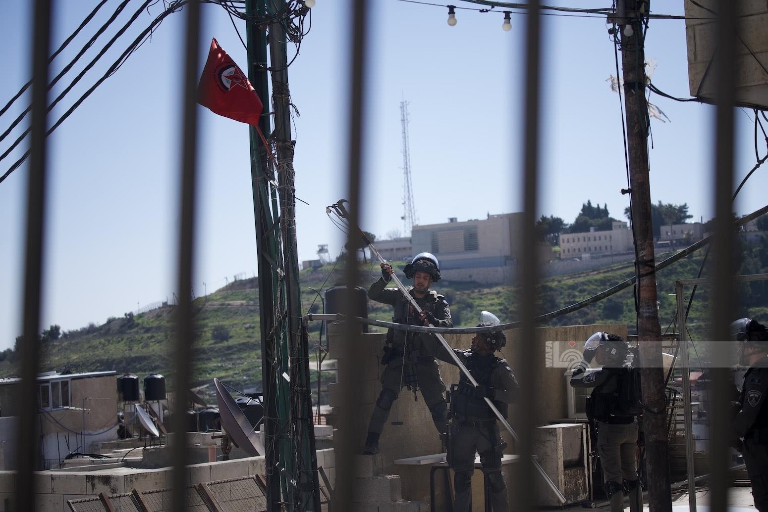 العصيان المدني في العيسوية تنديدا بجرائم الاحتلال في القدس 2.jpg