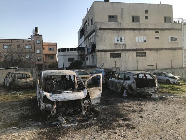 آثار اعتداء المستوطنين وجيش الاحتلال على بلدة حوارة 7.jpg