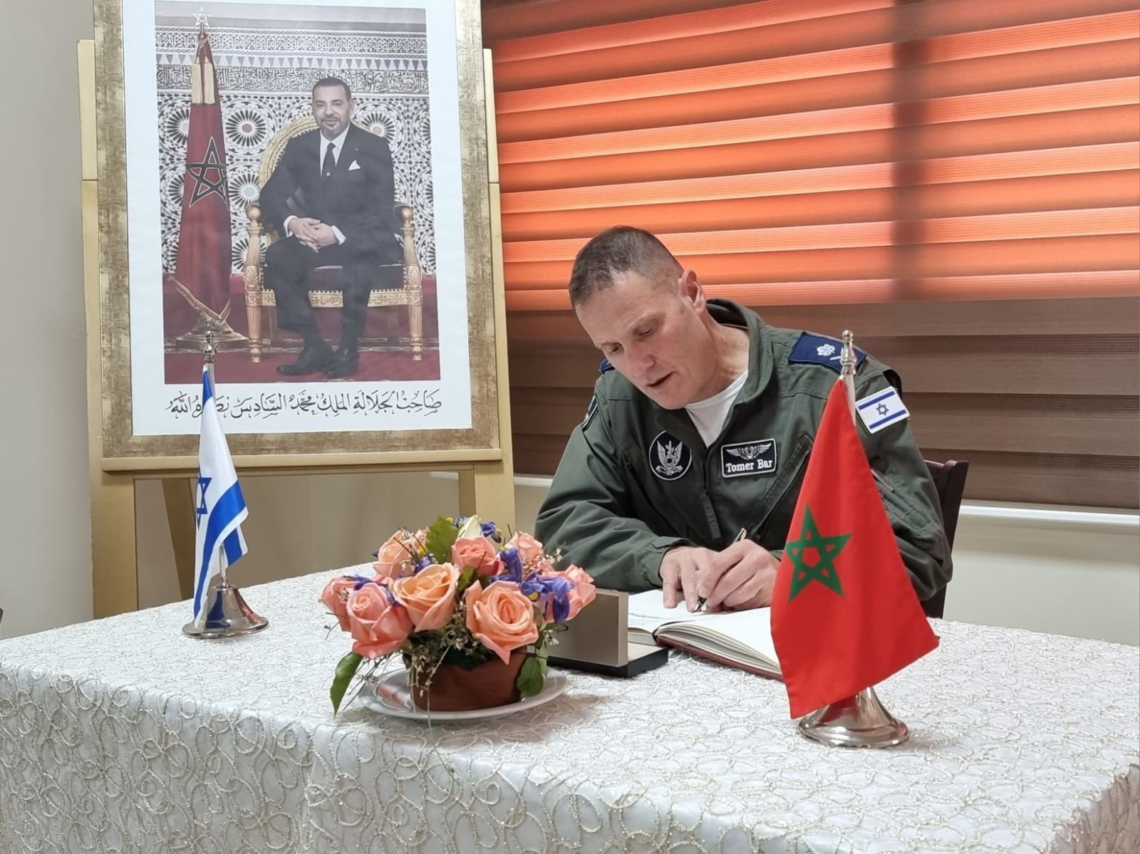 قائد سلاح الجو الإسرائيلي ينهي زيارته الى المغرب.jpeg