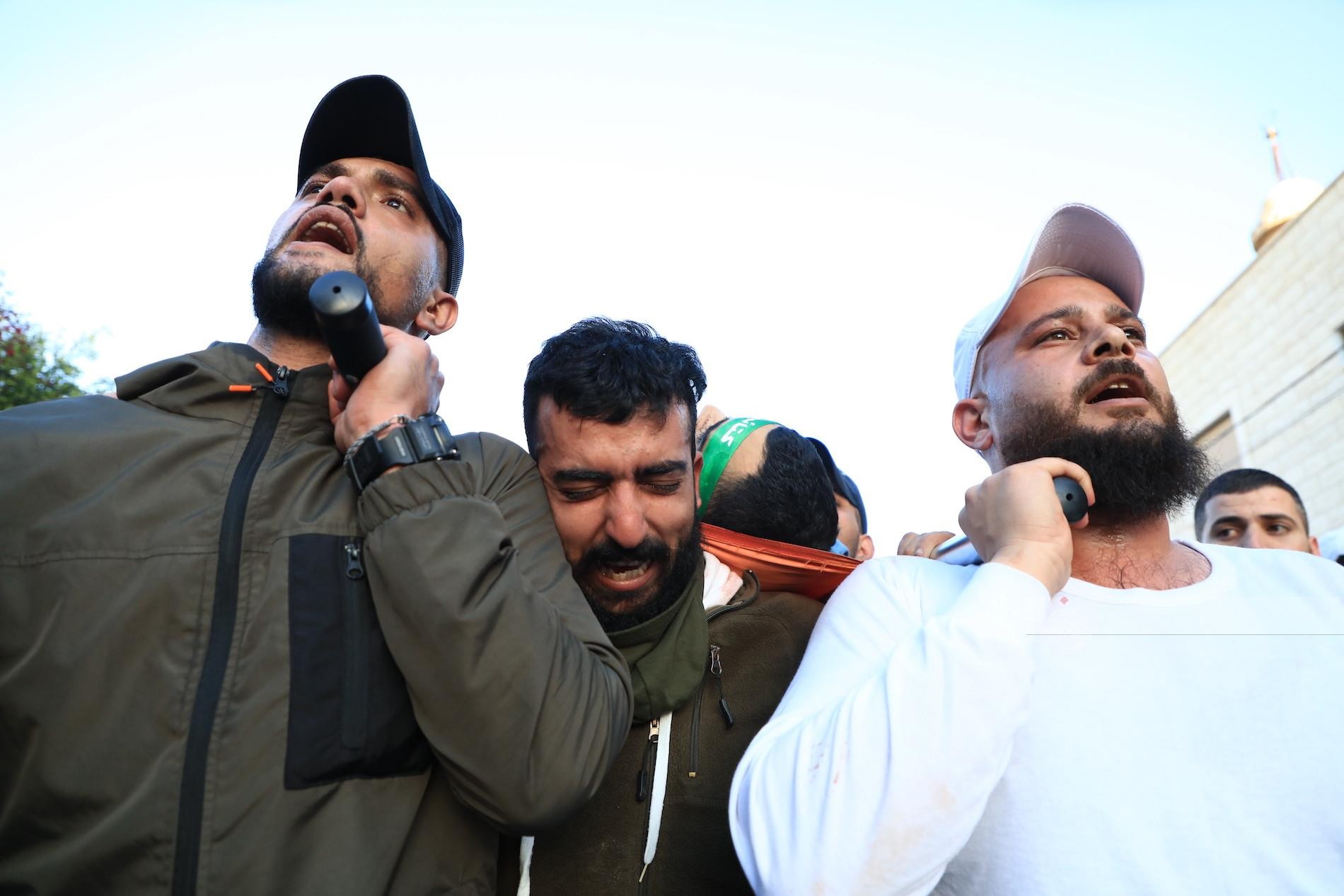 تشييع جثامين الشهداء الأربعة الذين استشهدوا برصاص قوات الاحتلال وسط مدينة جنين 8.jpg