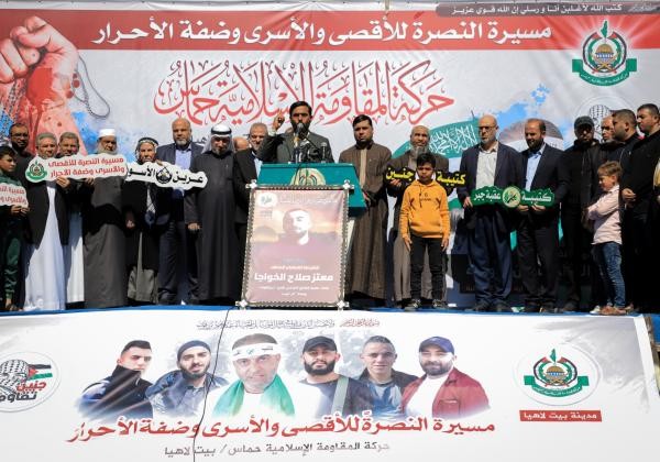 حماس تنظم مسيرة شمال غزة نصرة للضفة الغربية والقدس 7.jpg