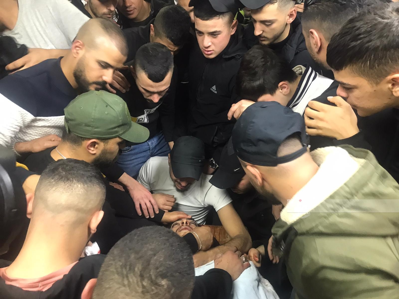 وداع شهيدي نابلس في مشفى رفيديا 21.jpg